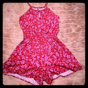Pink and purple old navy romper. Never worn.